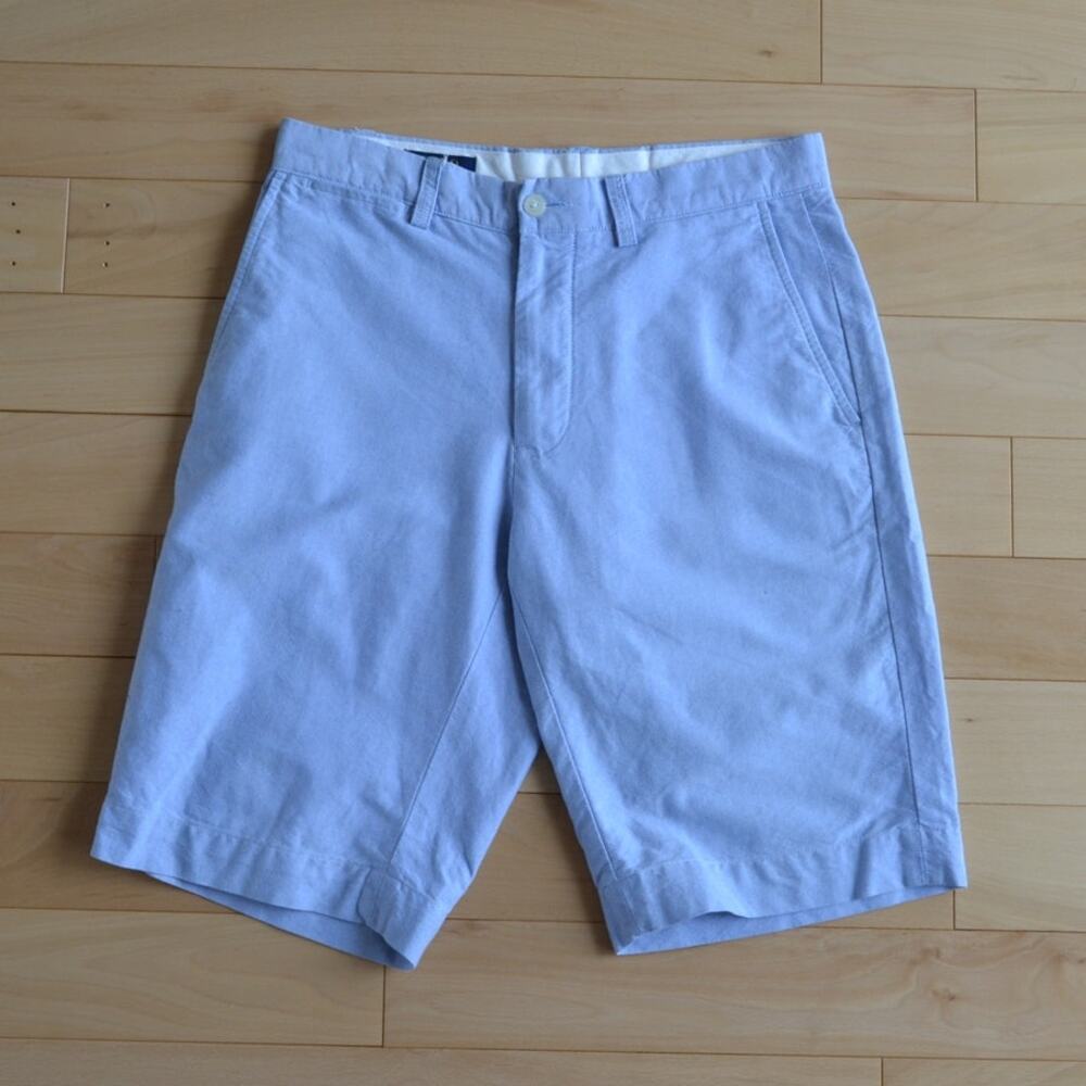 Polo Ralph Lauren Blue Khaki Chino Shorts Size 29